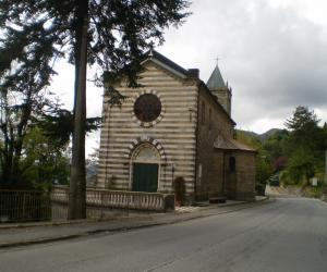 La chiesa che ospita la tappa