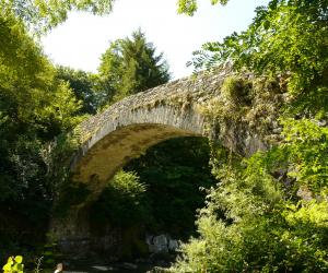 antico ponte in stile medioevale
